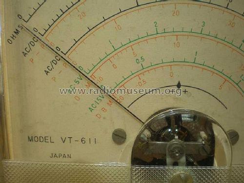 Honor Vacuum Tube Voltmeter - VTVM VT-611; Tosho Electronics Co (ID = 2436746) Equipment