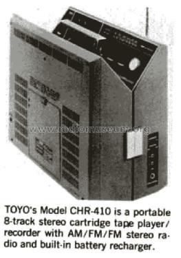 8 Track Stereo AM-FM CHR-410 ; Toyo Radio Co., Ltd. (ID = 2780954) Radio