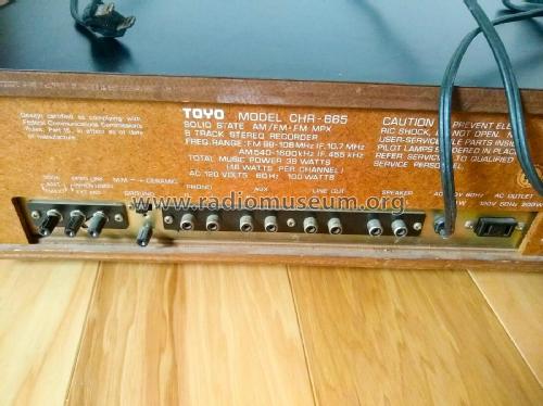 8 Track Stereo AM-FM CHR-665 ; Toyo Radio Co., Ltd. (ID = 2779822) Radio