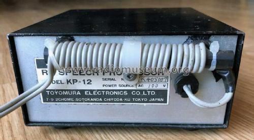 RF Speech Processor KP-12; Toyomura Electronics (ID = 2487390) Amateur-D