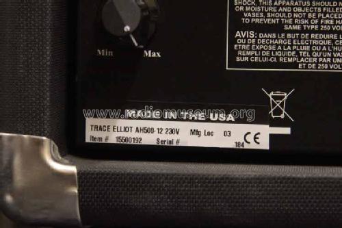 Bass Amplifier AH500-12; Trace Elliot; Maldon (ID = 1699813) Ampl/Mixer