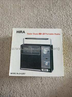 Hira MW/LW Portable Radio D-2257; Trade Electronic (ID = 2927233) Radio