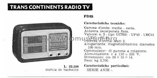 PD35; Trans Continents (ID = 2447937) Radio