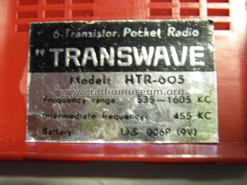 Six Transistor Pocket Radio HTR-605S; Transwave, (ID = 2153869) Radio