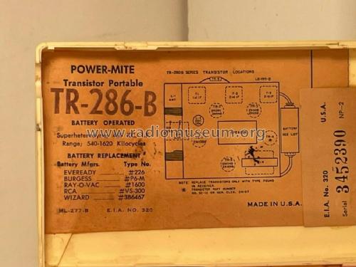 Power-Mite TR-286-B; Trav-Ler Karenola (ID = 2662308) Radio