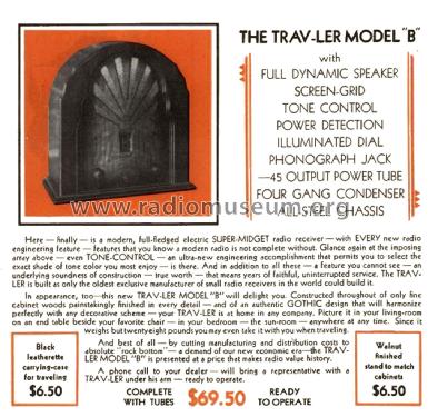 B ; Trav-Ler Karenola (ID = 3155864) Radio