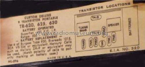 Transistor 9 TR-620, 625, 630; Trav-Ler Karenola (ID = 2662663) Radio
