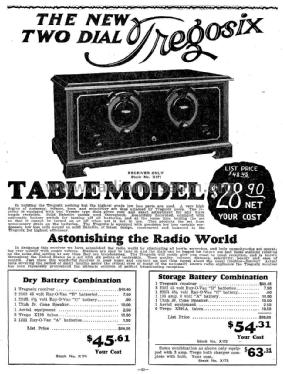 Tregosix Storage Battery Chassis; Trego Radio Manuf. (ID = 1453147) Radio