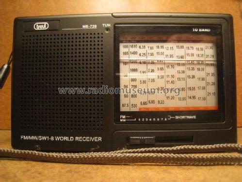 FM/MW/SW1-8 World Receiver MB-729; Trevi S.p.A.; Rimini (ID = 1895198) Radio