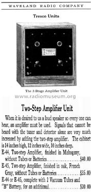 Two Step Amplifier Unit ; Tri-City Radio (ID = 956779) Ampl/Mixer