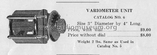 Variometer Unit Cat. No. 6; Tri-City Radio (ID = 2529673) Radio part