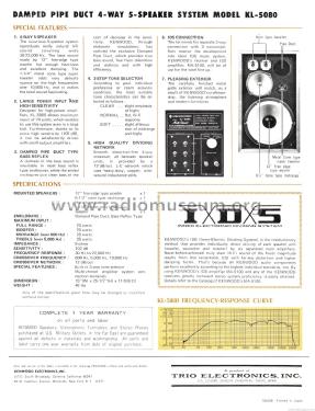 4 Way Speaker System KL-5080; Kenwood, Trio- (ID = 1923137) Parlante