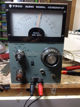 Audio Signal Generator AG-201; Kenwood, Trio- (ID = 2008915) Equipment