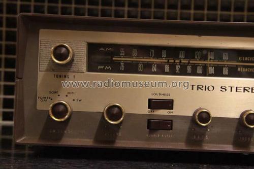 Trio AM/FM Stereo Amplifier W-38; Kenwood, Trio- (ID = 1650319) Radio