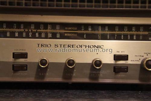 Trio AM/FM Stereo Amplifier W-38; Kenwood, Trio- (ID = 1650320) Radio