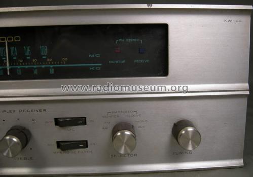 AM-FM Stereo Multiplex Receiver KW-44; Kenwood, Trio- (ID = 1089002) Radio