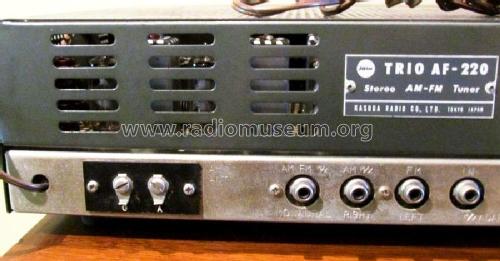 AM FM Stereo Tuner AF-220; Kenwood, Trio- (ID = 2602406) Radio