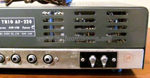 AM FM Stereo Tuner AF-220; Kenwood, Trio- (ID = 2602407) Radio