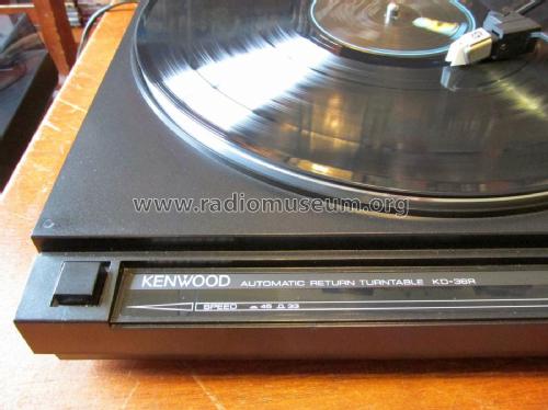 Automatic Return Turntable KD-36R; Kenwood, Trio- (ID = 2025756) R-Player