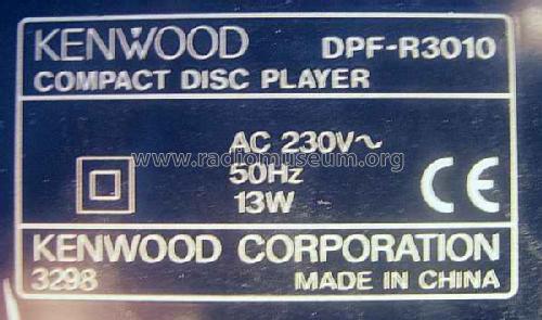 Multiple CD Player DPF-R3010; Kenwood, Trio- (ID = 1291428) Reg-Riprod