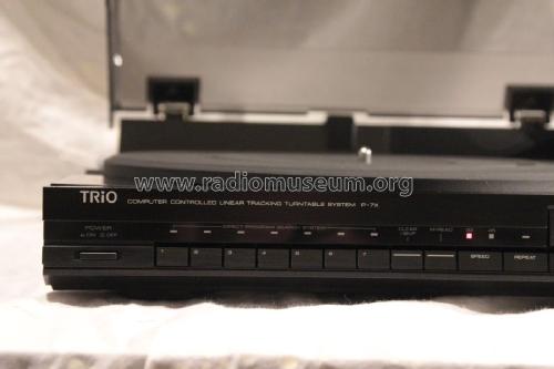 Computer Controlled Linear Tracking Turntable System P-7X; Kenwood, Trio- (ID = 2076686) R-Player