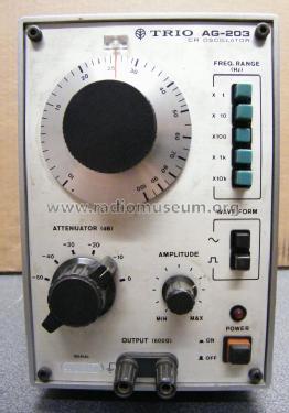 CR Oscillator AG-203; Kenwood, Trio- (ID = 947400) Equipment