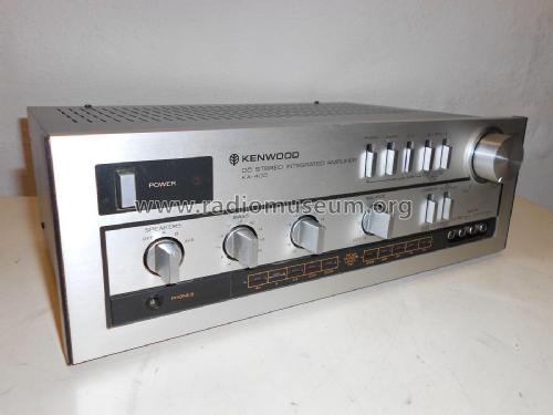 DC Stereo Integrated Amplifier KA-400; Kenwood, Trio- (ID = 2240187) Ampl/Mixer