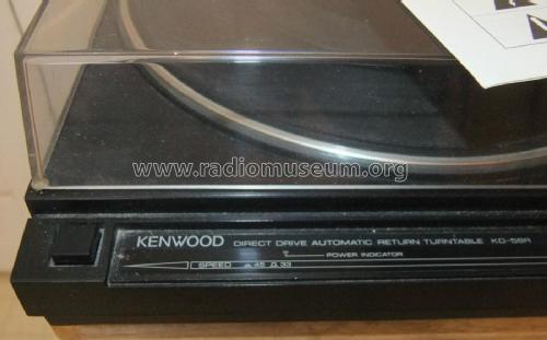 Direct Drive Automatic Return Turntable KD-56R; Kenwood, Trio- (ID = 2025782) R-Player