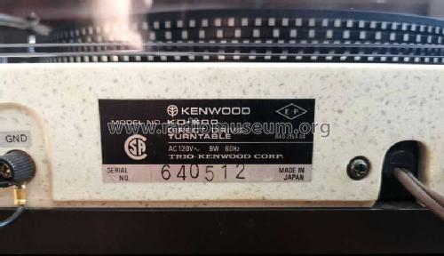 Direct Drive Stereo Turntable KD-500; Kenwood, Trio- (ID = 2505094) Enrég.-R