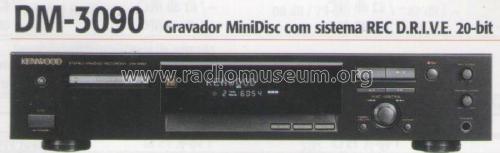 MiniDisc Recorder DM-3090; Kenwood, Trio- (ID = 2159592) R-Player