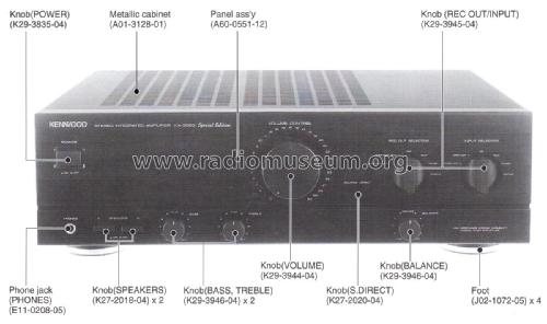 Stereo Integrated Amplifier Special Edition KA-3020SE; Kenwood, Trio- (ID = 2328001) Ampl/Mixer