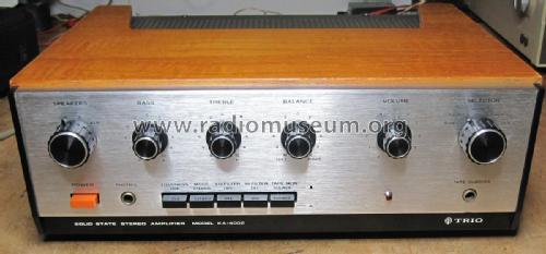 Solid State Stereo Amplifier KA-4002; Kenwood, Trio- (ID = 2099000) Ampl/Mixer