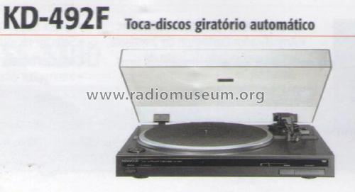 Full Automatic Turntable KD-492F; Kenwood, Trio- (ID = 2158115) R-Player