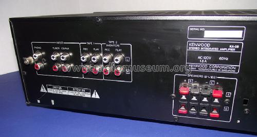 Kenwood Stereo Integrated Amplifier KA-58; Kenwood, Trio- (ID = 1419022) Ampl/Mixer