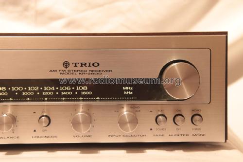 AM FM Stereo Receiver KR-2600; Kenwood, Trio- (ID = 1830978) Radio