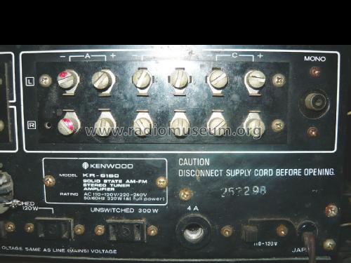 Stereo Receiver KR-6160; Kenwood, Trio- (ID = 1808063) Radio