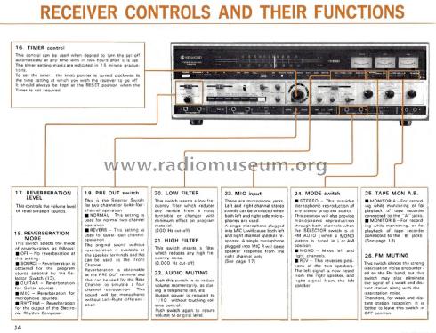 Stereo Receiver KR-6170; Kenwood, Trio- (ID = 1940261) Radio