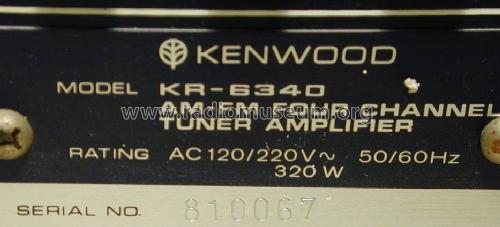 Two-Four Receiver KR-6340; Kenwood, Trio- (ID = 1618643) Radio