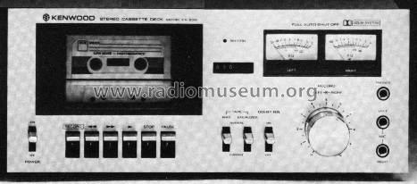 Stereo Cassette Deck KX-530; Kenwood, Trio- (ID = 573909) Ton-Bild