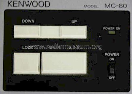 MC-80; Kenwood, Trio- (ID = 659715) Microfono/PU