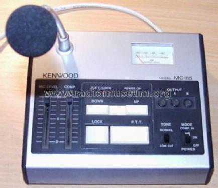 MC-85; Kenwood, Trio- (ID = 800801) Microphone/PU