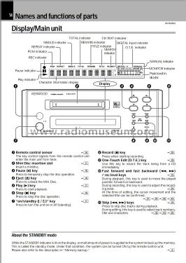 Minidisc Recorder DM-SE9; Kenwood, Trio- (ID = 1540638) R-Player