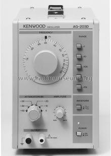 Oscillator AG-203D; Kenwood, Trio- (ID = 1372816) Equipment