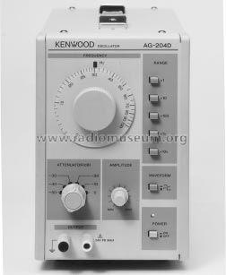 Oscillator AG-204D; Kenwood, Trio- (ID = 1372779) Equipment