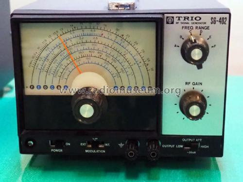 Rf Signal Generator Sg 402 Equipment Trio Kenwood Electronic