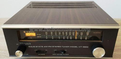 Solid State AM-FM Stereo Tuner KT-1000; Kenwood, Trio- (ID = 2502212) Radio