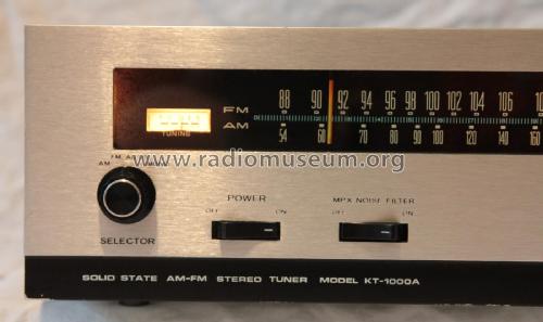 Trio Solid State AM-FM Stereo Tuner KT-1000A; Kenwood, Trio- (ID = 2008447) Radio