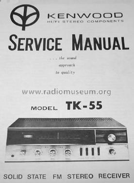 Solid State FM Stereo Receiver TK-55; Kenwood, Trio- (ID = 1713849) Radio