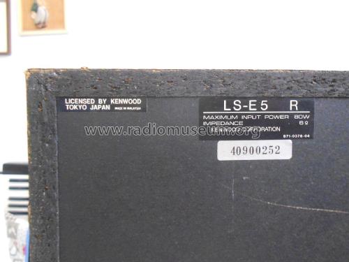 Speaker System LS-E5; Kenwood, Trio- (ID = 2152270) Altavoz-Au