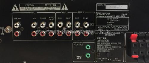 Stereo Amplifier KA-99; Kenwood, Trio- (ID = 1993416) Ampl/Mixer